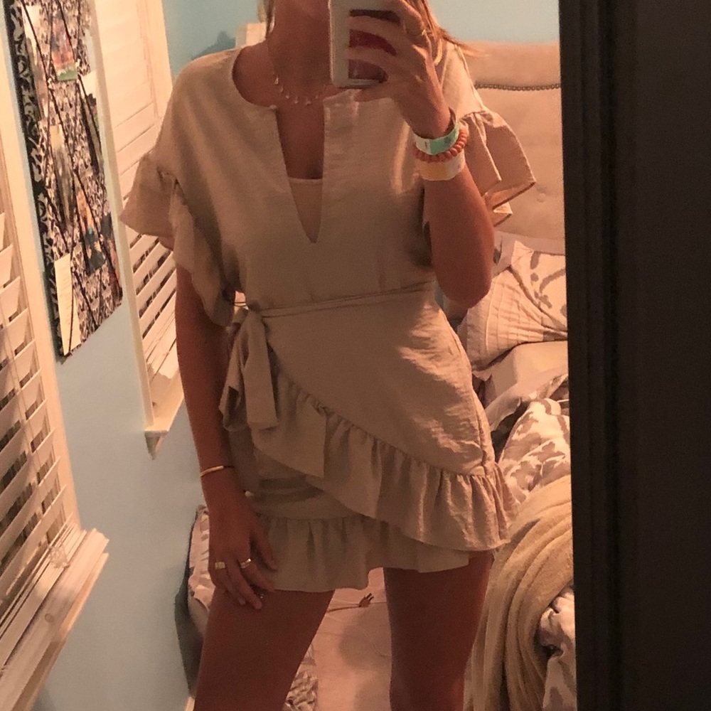 Tula rosa Tan Dress